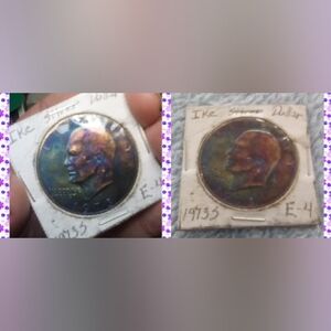 1973 Eisenhower Dollar Coin (Purple Tone)